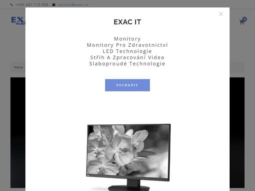 exac prod?v? st?ihov? software pinnacle studio, je distributorem monitor? nec, jvc a viewmedic, realizuje: n?vrhy i v?robu monitorov?ch st?n, n?vrhy i ?e?en? internetov?ho tv vys?l?n?, mont?e kamerov?ch syst?m?, dohledov?ch syst?m?, doch?zkov?ch syst?m? a syst?my pro rozpozn?v?n? rz.