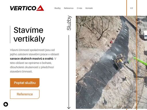 vertico, s.r.o. - sanace skal a svahů.
