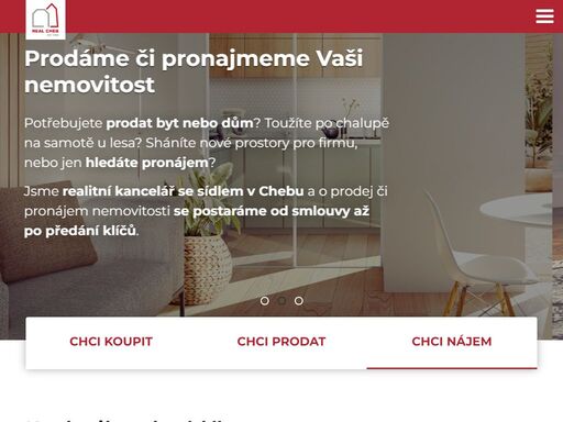 realitní trh v karlovarském kraji známe lépe než kdokoliv jiný. za více než 30 let na trhu jsme zprostředkovali bezmála 3 tisíce zakázek. zjistěte více informací na webu.