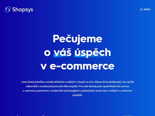 profesionální tvorba e-commerce projektů. vytvoříme vám na míru kvalitní e-shop nebo b2b systém.
