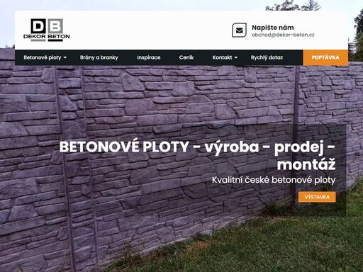 betonové ploty dekor - beton jsou zárukou kvality a spokojenosti. přes 1 000 realizací, léta zkušeností a největší výběr dekorů a odstínu na českém trhu.