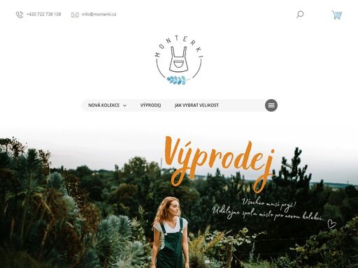 homepage montérky pro holky