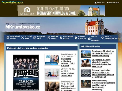 regionální portál moravskokrumlovska mkrumlovsko.cz