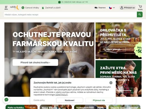 zapomeňte na těžké tašky, dlouhé řady nebo vzdychání nad žalostným stavem zeleniny. ty nejkvalitnější a čerstvé potraviny dovezeme až k vašim dveřím.