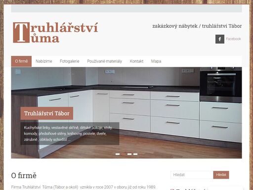 nábytek na zakázku, truhlářství, kuchyňské linky, vestavěné skříně, dětské pokoje, stoly, komody, postele, pergoly, dveře, terasy, obklady, schodiště