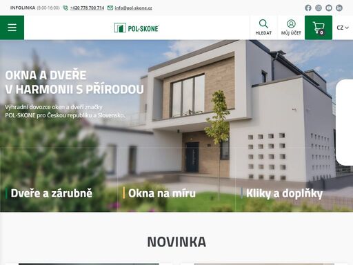 pol-skone cz oficiální dovozce a distributor dveří, zárubní, oken na český trh pro firmu polskone, nabízíme levné dveře, okna, doplňky, kliky, nejlevnější dveře na trhu, vysoce kvalitní, obstaráme servis dveří, odborné poradenství, různé druhy, široký výběr dveří a doplňků