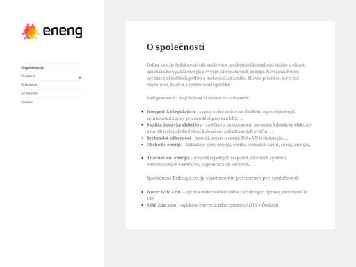 komplexní služby v oblasti optimálního využití stávajících energií a výroby alternativních energií.