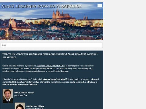 oficiální stránky okresního sdružení české lékařské komory strakonice.