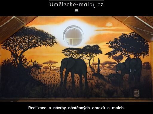 ručně malované umělecké nástěnné obrazy a malby. realizace i návrhy. maluji na zdi v interiéru a exteriéru , vše na zakázku za příznivé ceny.