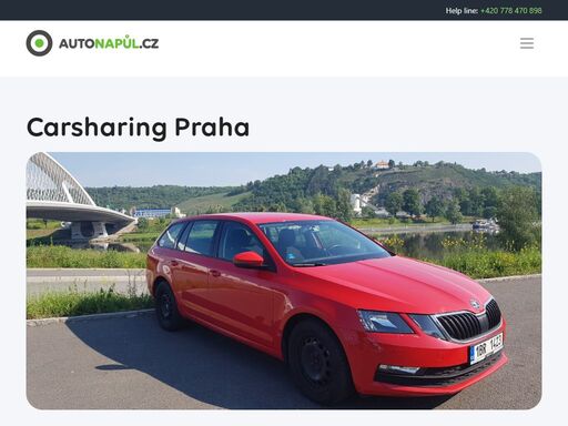 carsharing praha nabízí různé typy aut v 10 městských částech. vyberte si blízko vašeho bydliště nebo práce. online registrace.