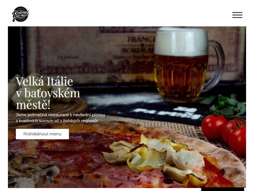 pizzerie na papuči je jedinečná restaurace ve zlíně s nevšední pizzou ze surovin až z italských regionů! čepujeme české pivo a také podáváme italské víno.