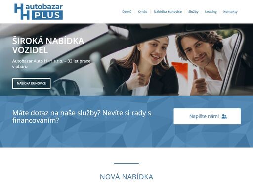 h+h autobazar | kunovice, luhačovice | prodej ojetých automobilů