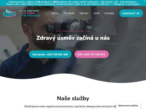 profesionální zubní péče v berouně. nabízíme preventivní prohlídky, dentální hygienu, implantáty, endodoncii i ošetření v celkové anestezii.