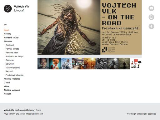 profesionální fotograf vojtěch vlk - praha, portréty, reklamní a módní fotografie, booky a fototesty pro modelky, lifestyle a celebrity, reportážní a produktová fotografie, architektura, interiéry, fotobanka