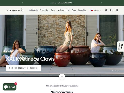 vítejte na našem eshopu, kde najdete exkluzivní kolekci extra velkých keramických květináčů, které přináší dokonalou kombinaci tradiční řemeslné výroby a moderního designu. každý květináč je jedinečným dílem vytvořeným s pečlivostí a vášní pro detaily.