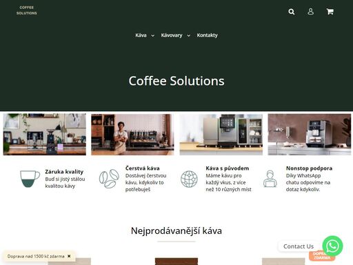 objevte široký výběr kvalitní zrnkové kávy na coffeesolutions.cz! nabízíme čerstvě praženou kávu z celého světa, ideální pro všechny typy kávovarů – od domácích espresso přístrojů až po profesionální kávovary. naše káva vyniká svou intenzivní chutí, bohatým aroma a precizním pražením. vyberte si z oblíbených odrůd…