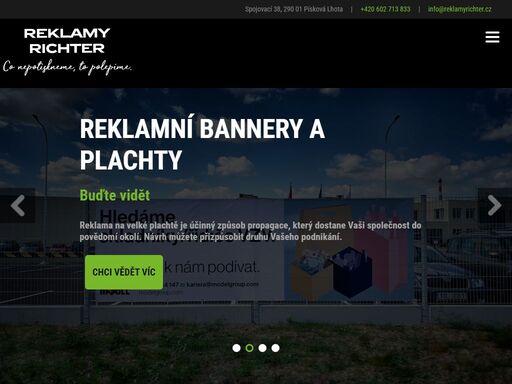 výroba reklamy, profesionální tisk, malé i velké zakázky. vizitky, letáky, polep aut, výroba bannerů a další tištěné reklamy.