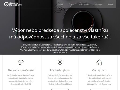nabídka výkonu funkce předseda společenství vlastníků, předseda svj, profesionální předseda svj, profipředseda