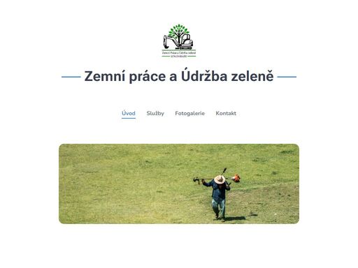 zemní práce a údržba zeleně