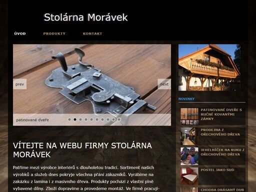 stolárna morávek se zabývá výrobou nábytku na míru. výroba kuchyní, dveří, nábytku do interiéru, skříní, stolů, židlí, schodišť - z masivu.