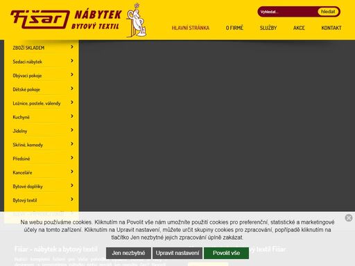 prodej nábytku a bytového textilu