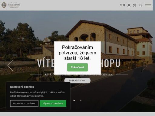 vítejte v e-shopu šlechtitelské stanice vinařské. široký výběr autentických vín s tradicí od r. 1901. nakupujte online s dopravou po celé čr.