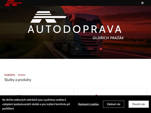 poskytuje služby v oboru nákladní autodopravy v rámci celé české republiky již od roku 1996.