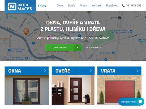 prodej kvalitních oken, dveří a garážových vrat na pobočce svitavy. ? neváhejte a navštivte nás pro informace a cenovou nabídku! 