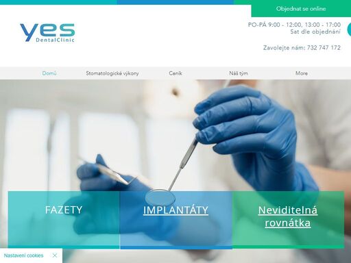 yes dental clinic nabízí profesionální stomatologickou péči pro celou rodinu. 