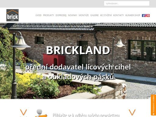 brickland - váš přední dodavatel pro lícové cihly, lícové pásky (obkladové cihelné pásky) a cihelné dlažby.
dodáváme a montujeme lícové cihly, lícové obkladové pásky a cihelnou dlažbu v české republice i v mnoha dalších zemích v evropě i mimo ni. v čr máme 3 vzorkovny, kde si můžete prohlédnout reálné vzorky lícových cihel, lícových pásků a cihelné dlažby a sáhnout si na ně.  