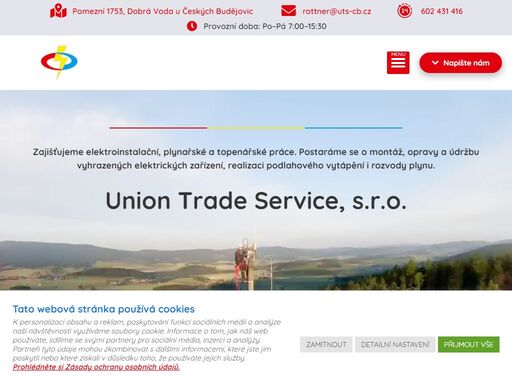 union trade service, s.r.o. | zajišťujeme komplexní dodávky technického zařízení budov. sídlíme v českých budějovicích, ale působíme po celé čr. oslovte nás ještě dnes.