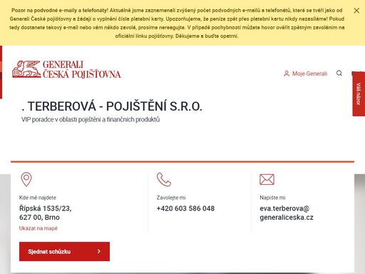 zjistěte kontakt na pojišťovacího poradce i přehled služeb, které vám může nabídnout.