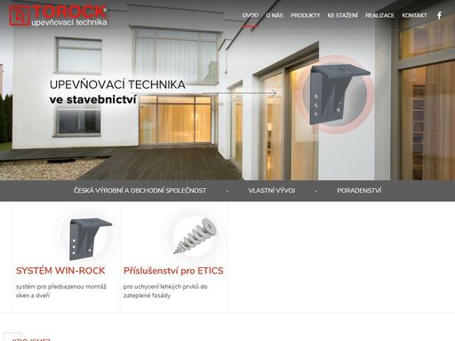 společnost torock byla založená v roce 2018 jako výrobce a dodavatel řešení upevnění v určitých oblastech ve stavebnictví. základ společnosti tvoří odborníci s dlouholetými zkušenostmi v oblasti vývoje, výroby a prodeje prvků upevnění ve stavebnictví v čes