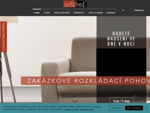 česká zakázková rozkládací pohovka pro každodenní spaní s matrací 18cm a úložným prostorem sofabed. vynikající rozkládací mechanismus nejvyšší řady styling 710 magnum.