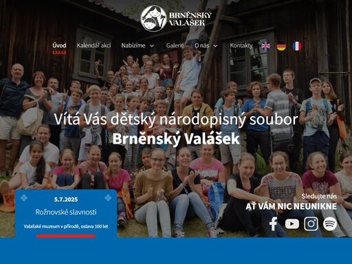 dětský národopisný soubor brněnský valášek