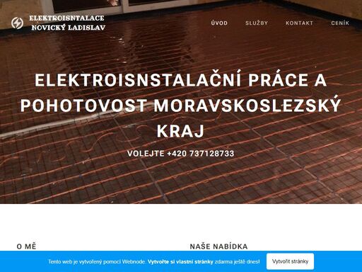 v oboru elektroinstalací už pracuji 12 let a naučil jsem se, že bez práce, ochoty spolupracovat a komunikace jak se zákazníkem, tak i s ostatními firmami pracujícími na stejné zakázce to nejde. vím, že můžu co nabídnout, protože jdu s dobou a snažím se zákazníkům zajistit bezpečnost, komfort a úsporu v užívání nové instalace.