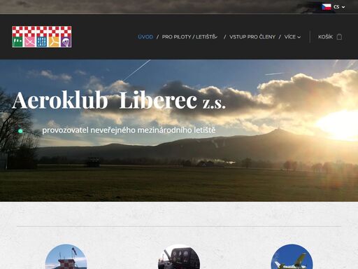 informace o letišti pro přilétávající a odlétávající piloty
