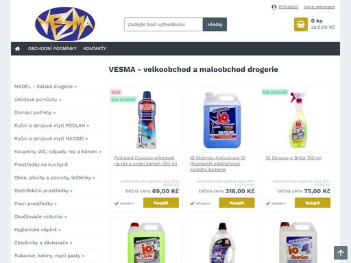 velkoobchod a maloobchod drogerie