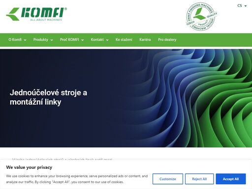 komfi | jsme český výrobce polygrafických strojů s tradicí od roku 1992!? férové jednání a profesionální přístup.? nabízíme výrobu jednoúčeových strojů.?