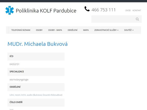 mudr. michaela bukvová