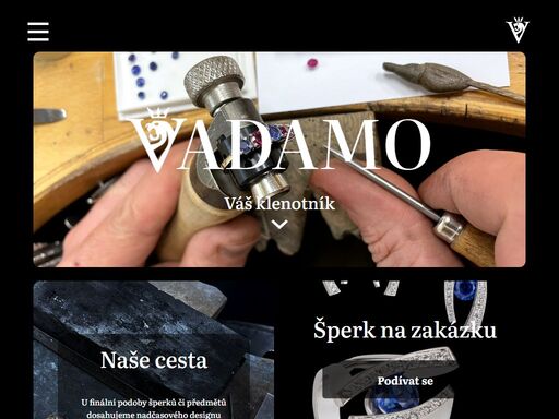 vadamo klenotnictví, prodej a zakázková výroba šperků