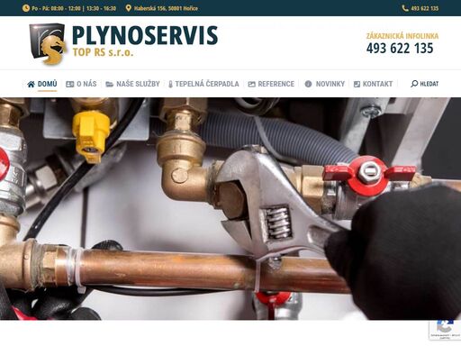naše firma se plynoservis top rs s.r.o. se základnou v hořicích zajišťuje kompletní služby v oblasti vytápění a ohřevu vody.