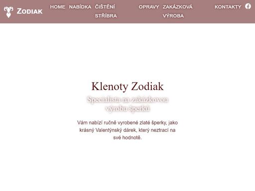 klenoty zodiak, specialista na dětské náušnice a šperky v praze. nabízíme šperky všeho druhu, snubní prsteny, hodinky, perly, brilianty. šperky opravujeme a vykupujeme.