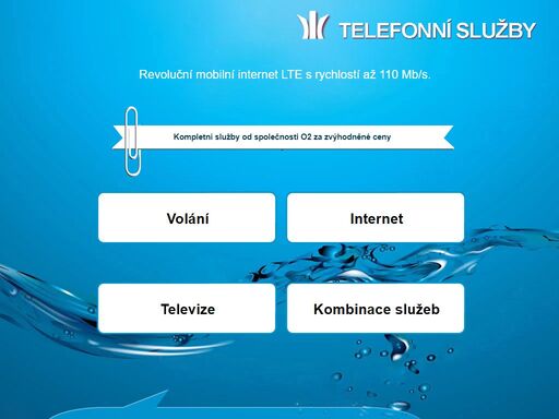 internet, pevná linka, mobilní tarify a televize od telefónica o2 za zvýhodněné ceny.