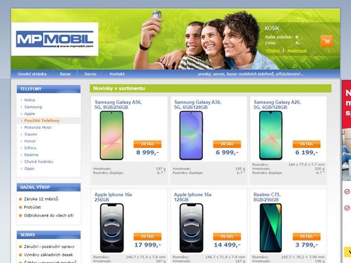 mpmobil - největší prodejce mobilních telefonů v chomutově!