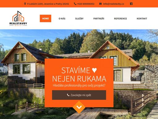 realestate, stavební firma, stavební společnost, stavební development, rekonstrukce, dřevostavby, výstavba každý projekt je pro nás unikátní a věnujeme se mu s naprostou péčí a zodpovědností.