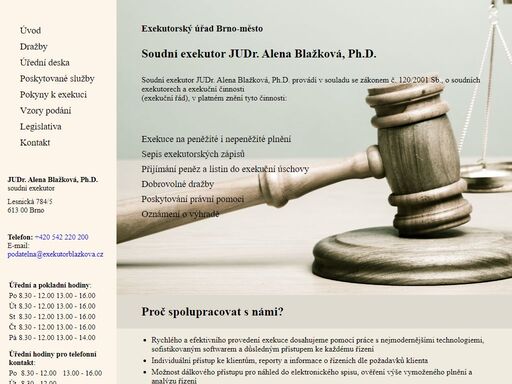 www.exekutorblazkova.cz