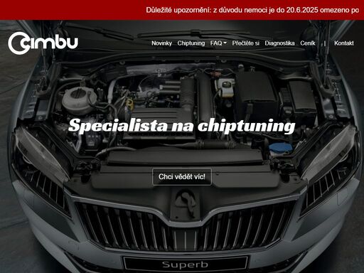 již od roku 1994 se profesionálně zabýváme úpravami programů řídících jednotek motorů škoda. když chiptuning, jedině cimbu autosport.