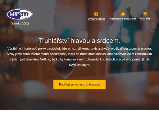 o nás, interiérové prvky a nábytek, moderní design, skříně vestavěné i volně stojící, kuchyně včetně spotřebičů praha
