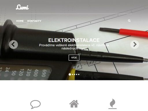 lumi s.r.o. brno elektro loxon topné rohože revize hromosvod elelktroinstalace